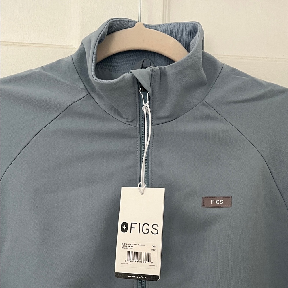 Figs Women's Slate Blue Scrubs Jacket